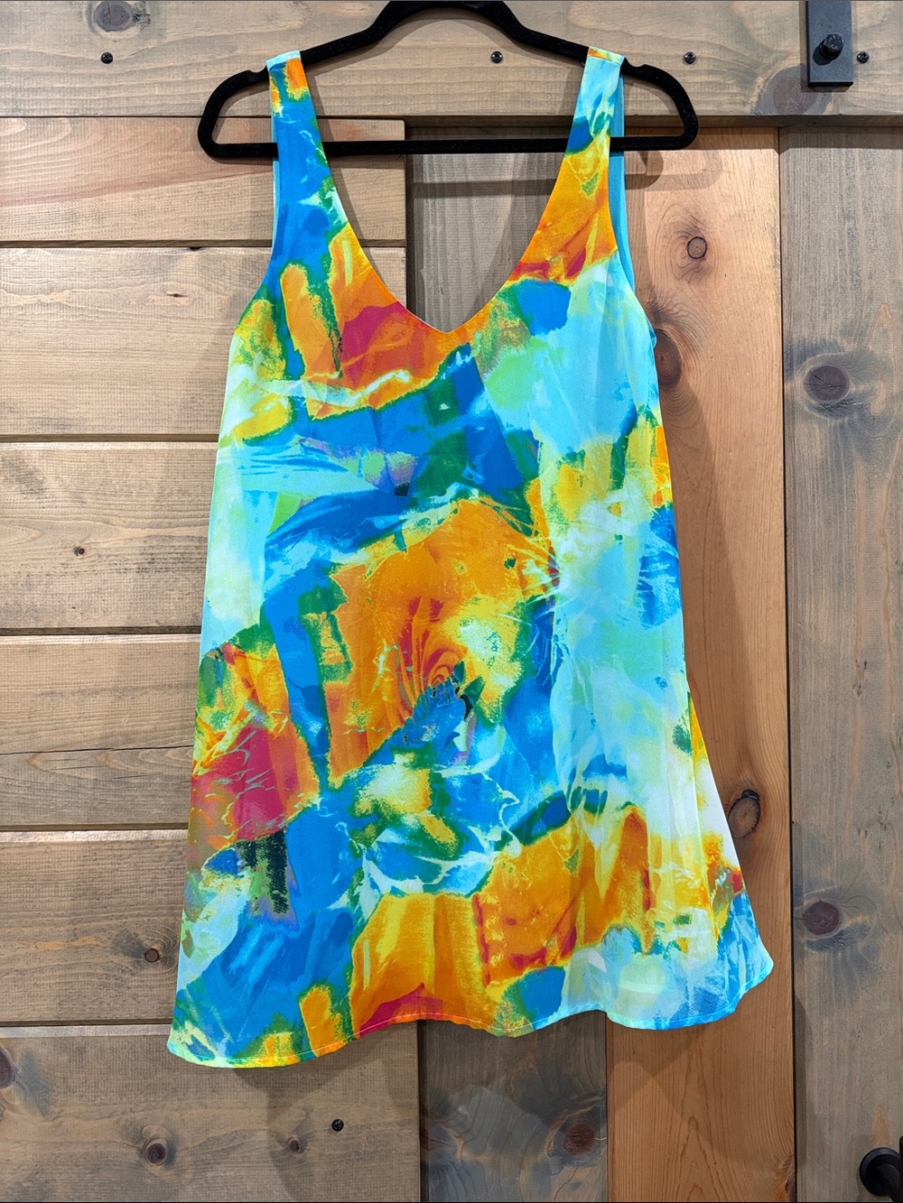 Show Me Your MuMu Abstract V-Neck Dress